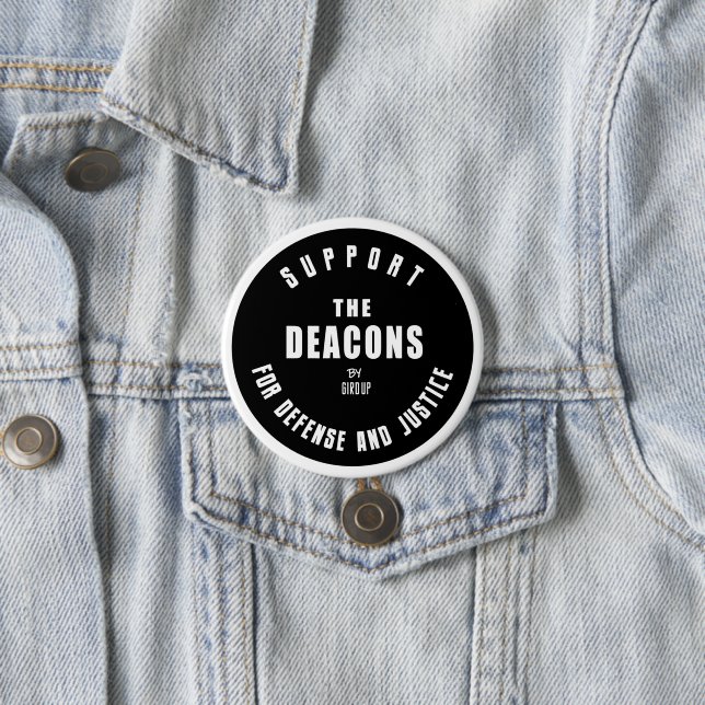 Badge Rond 7,6 Cm Défense de la fille | Deacons | (En situation)