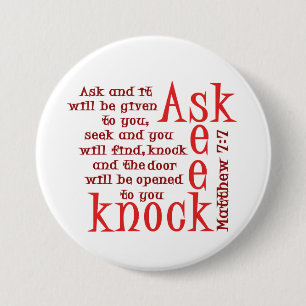 Badge Rond 7,6 Cm Demandez le coup de recherche