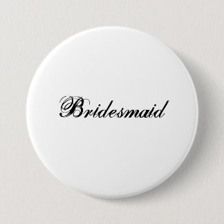 Badge Rond 7,6 Cm Demoiselle d'honneur