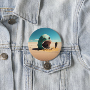 Badge Rond 7,6 Cm Desert Monstre