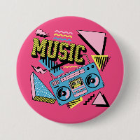 Design de boite de musique de style rétro