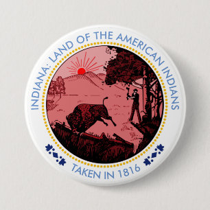 Badge Rond 7,6 Cm Destin scellé