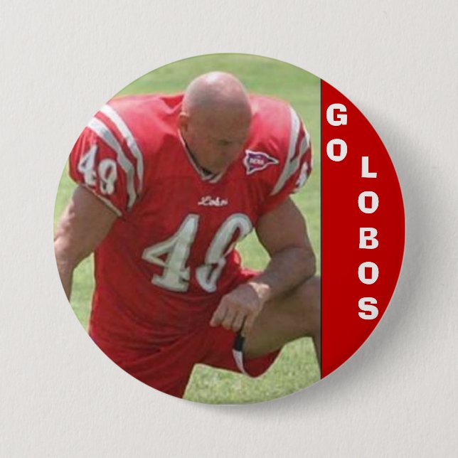 BADGE ROND 7,6 CM DISPARAISSENT LOBOS (Devant)