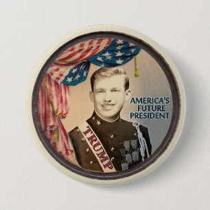 Badge Rond 7,6 Cm Donald Trump 2016