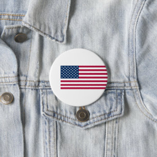 Badge Rond 7,6 Cm Drapeau américain