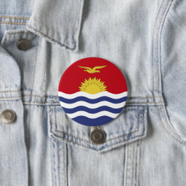 Badge Rond 7,6 Cm Drapeau de Kiribati