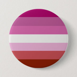 Badge Rond 7,6 Cm Drapeau de la fierté lesbienne