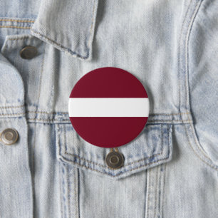 Badge Rond 7,6 Cm Drapeau de Lettonie