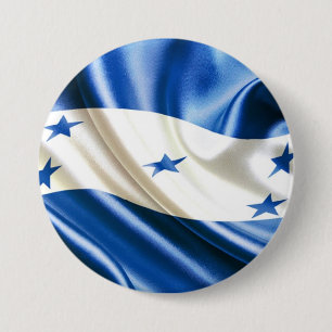 BADGE ROND 7,6 CM DRAPEAU DU HONDURAS
