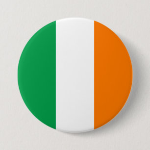 Badge Rond 7,6 Cm Drapeau irlandais