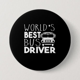 Badge Rond 7,6 Cm Driver du Meilleur Bus