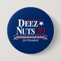 Écrous de Deez pour le Président Button (bleu)
