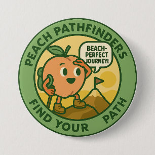 Badge Rond 7,6 Cm Écumeurs Pêche Trouvent Votre Chemin