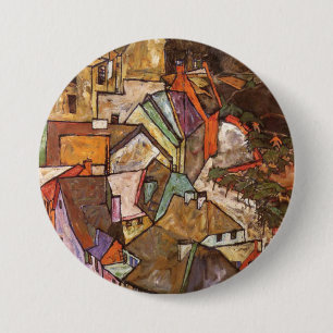 Badge Rond 7,6 Cm Egon Schiele - Edge Of Town