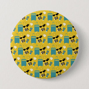 Badge Rond 7,6 Cm Éléments de vacances d'été mignons bouton