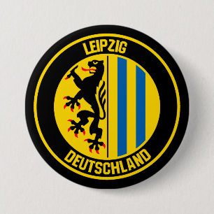 Badge Rond 7,6 Cm Emblem rond Leipzig