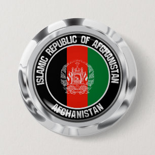 Badge Rond 7,6 Cm Emblème du tour de l'Afghanistan
