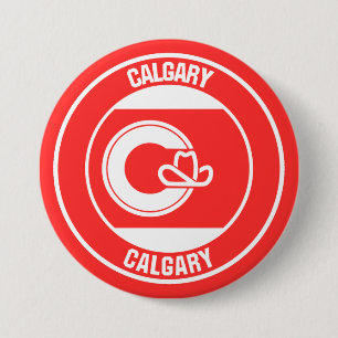 Badge Rond 7,6 Cm Emblème rond de Calgary Columbia