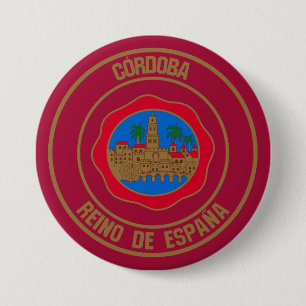 Badge Rond 7,6 Cm Emblème rond de Córdoba