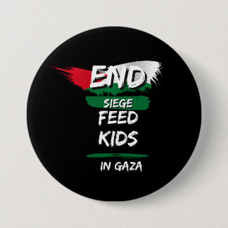 BADGE ROND 7,6 CM END SIEGE