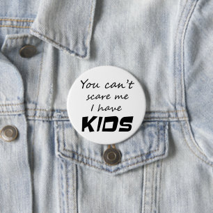 Badge Rond 7,6 Cm Enfants parents plaisantent pour vous garder sain 
