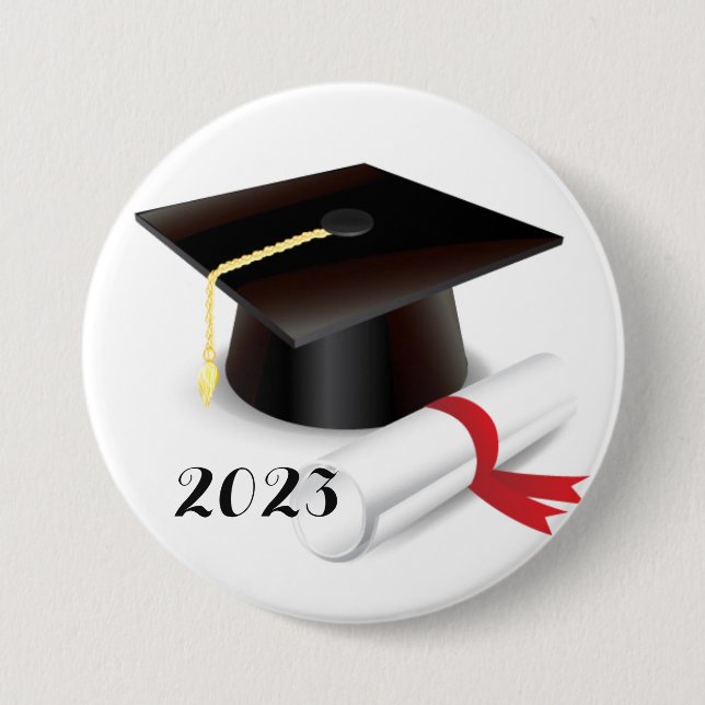 Badge Rond 7,6 Cm Épingle du bouton Grad (Devant)