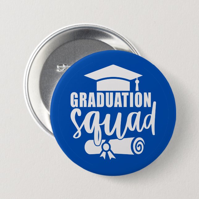 Badge Rond 7,6 Cm Équipe des diplômés 2023 (Devant & derrière)