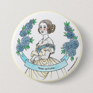 Badge Rond 7,6 Cm Équipe Victoria