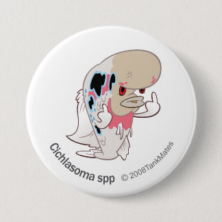 Badge Rond 7,6 Cm Espèces de TM-10-Cichlasoma