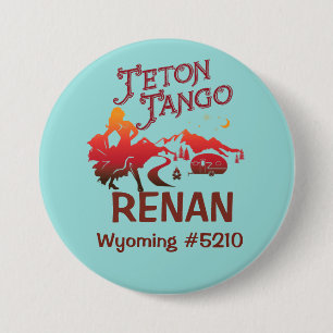 Badge Rond 7,6 Cm Étiquette nommée de bouton