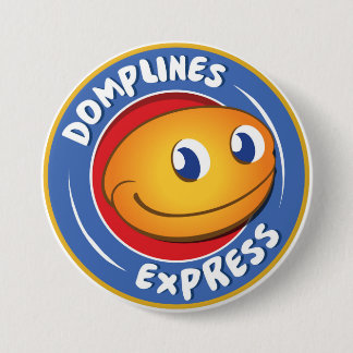 Badge Rond 7,6 Cm Express de Domplines - BOUTON