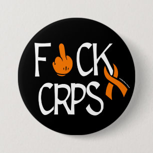 BADGE ROND 7,6 CM F#CK CRPS