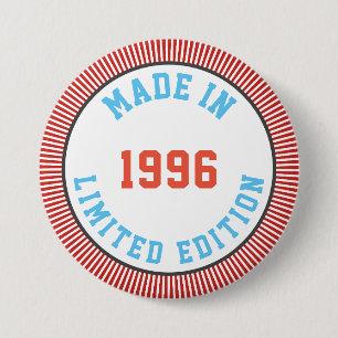 Badge Rond 7,6 Cm Fait en 1996