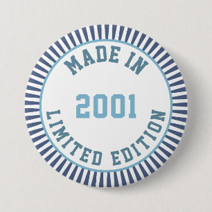 Badge Rond 7,6 Cm Fait en 2001