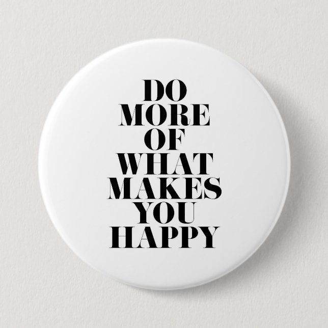 Badge Rond 7,6 Cm Faites-vous la citation de motivation minimale (Devant)