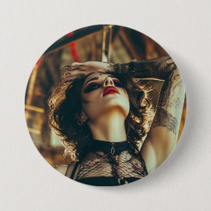 Badge Rond 7,6 Cm Femme de cirque