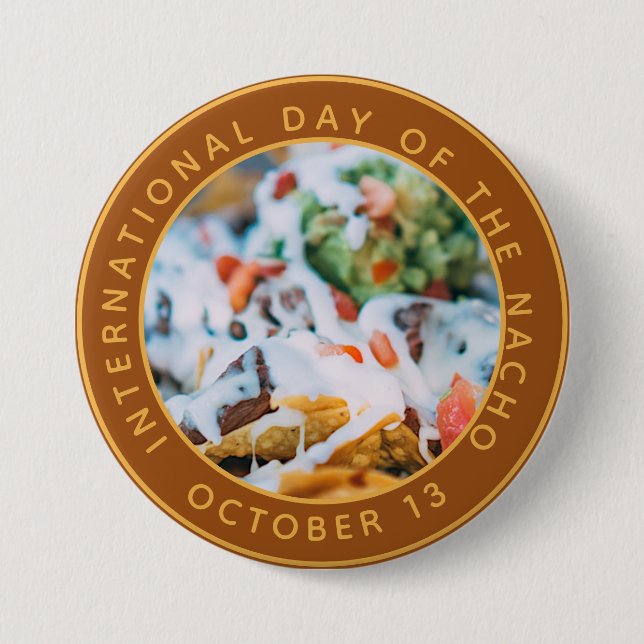 Badge Rond 7,6 Cm Festival international de Nacho (Devant)