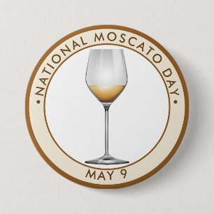 Badge Rond 7,6 Cm Fête nationale de Moscou, blanc