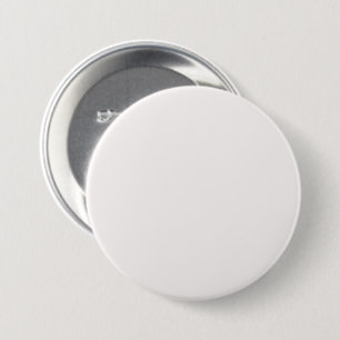 Badge Rond 7,6 Cm FFAFA blanc neige - Option pour ajouter un nom