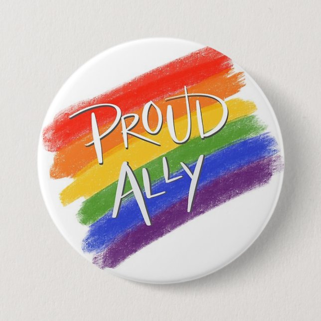 Badge Rond 7,6 Cm Fier Ally (Devant)