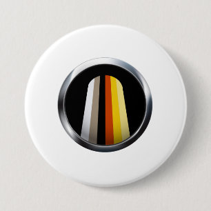 Badge Rond 7,6 Cm Fierté des Cheveux Longs