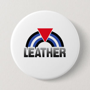 Badge Rond 7,6 Cm Fierté étrange en cuir