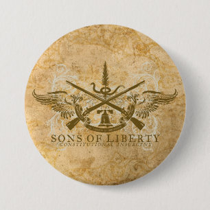Badge Rond 7,6 Cm Fils de la liberté