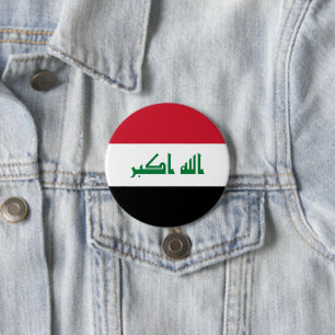 Badge Rond 7,6 Cm Flot d'Iraq