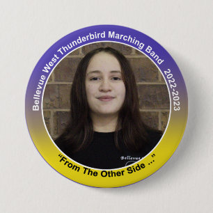 Badge Rond 7,6 Cm Flûte Alysia 10