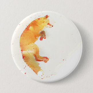Badge Rond 7,6 Cm Fox