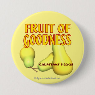 Badge Rond 7,6 Cm Fruit de bonté