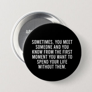 Badge Rond 7,6 Cm Funny Sarcastic Introvert Humour Dire