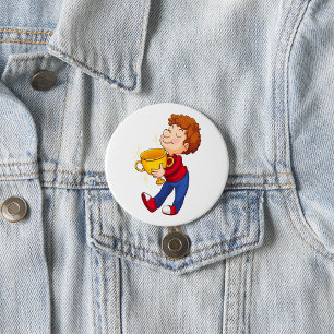 Badge Rond 7,6 Cm Gagnante