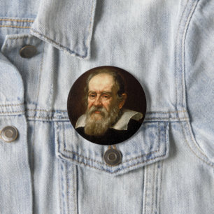 Badge Rond 7,6 Cm Galilée